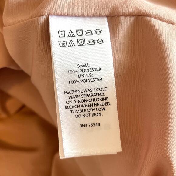 Rachel Zoe Boucle Teddy Coat In Blush Pink Size Large - Picture 9 of 9